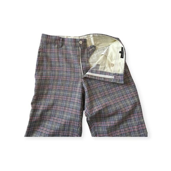 Comme des Garçons Homme Plus SS22 Plaid Pants - Wool Linen Glen Check Size M - Picture 6 of 14